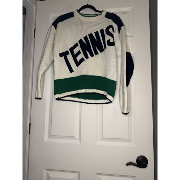 liz sport Sweaters - Liz Sport Vintage Jacquard Knit Tennis Sweater Small 90's